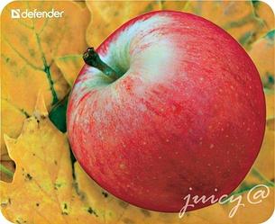 Коврик для мыши Defender Juicy Sticker 220*180*0,4 мм, «Красное яблоко»