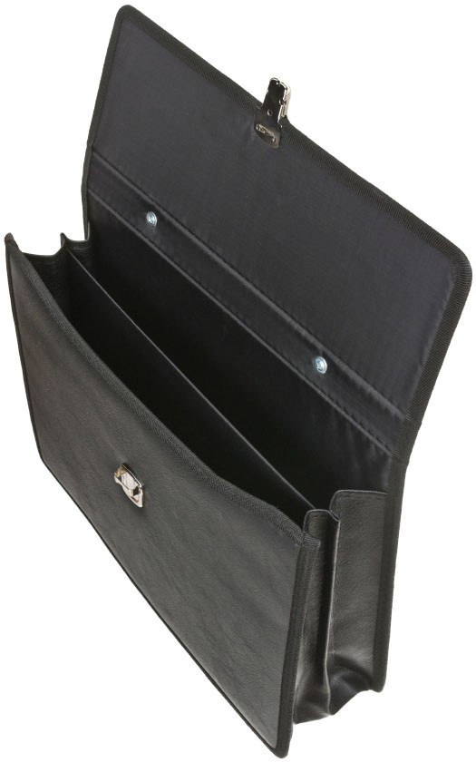 Портфель деловой Siena 345*260*90 мм, черный - фото 2 - id-p133315772