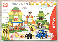 Конструктор KHD FUNNY BLOCKS мир животных