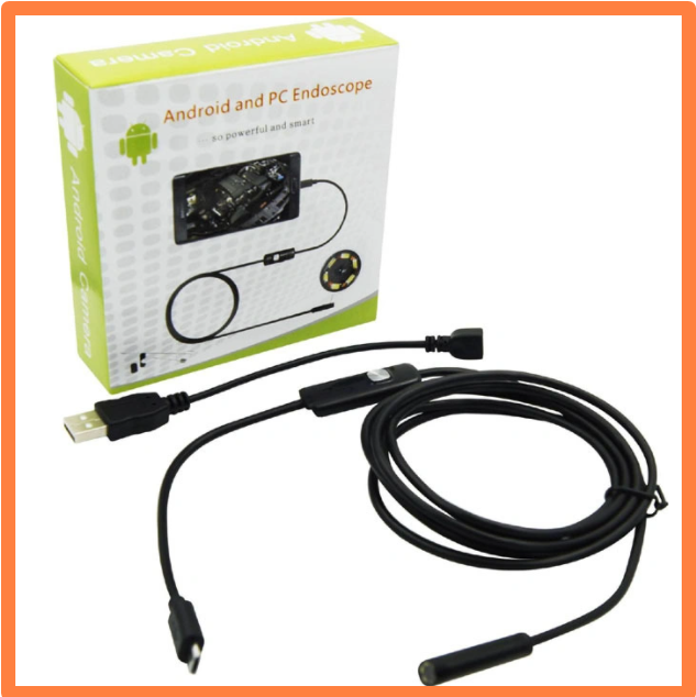 Эндоскоп-камера Android and PC Endoscope 2м
