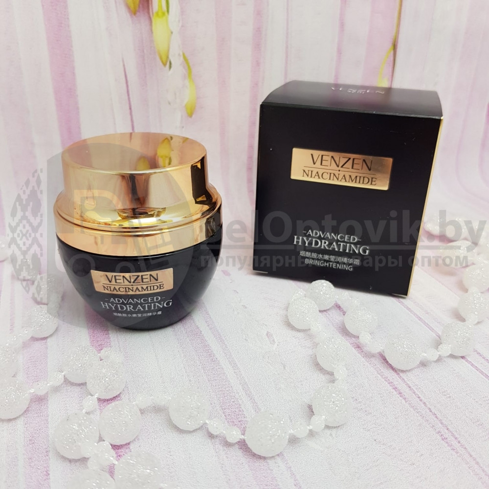 Увлажняющий питательный крем для лица с ниоцинамидом VENZEN Niacinamide Advanced Hydrating, 50g