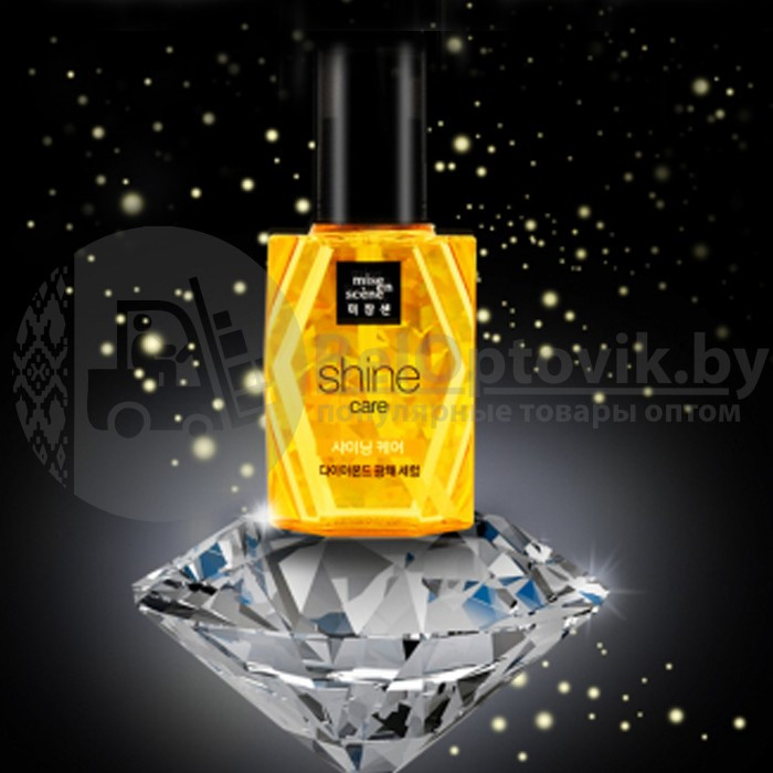 Сыворотка для придания блеска волосам с алмазной пудрой MISE EN SCENE Shining Care Diamond Oil Serum, 70 ml Original Korea