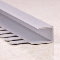 П - профиль для плитки (окончание), алюминиевый 10 мм, анод. серебро матовый 270 см