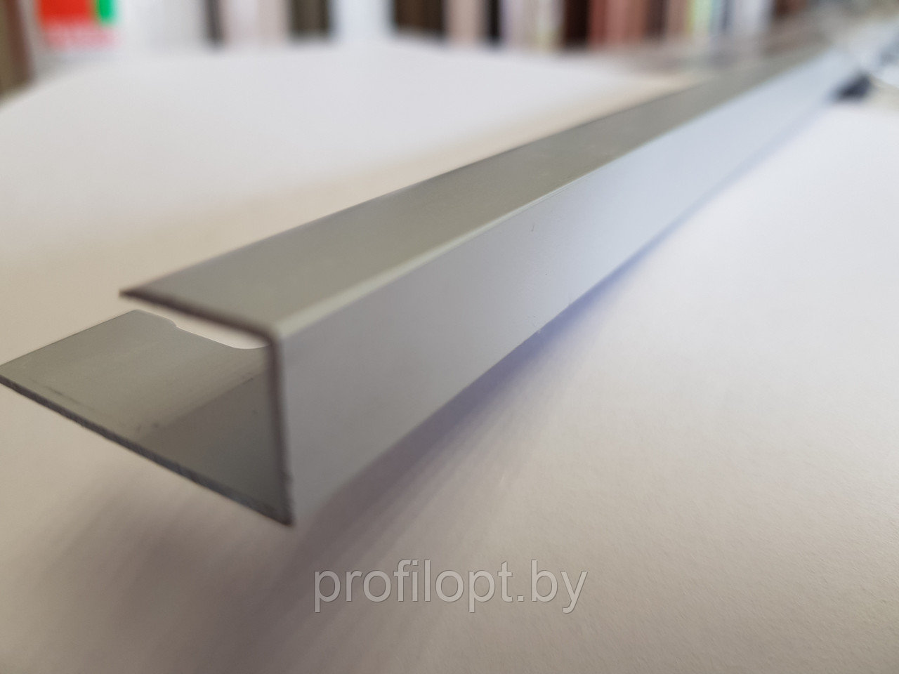 П - профиль для плитки (окончание), алюминиевый 10 мм, анод. серебро матовый 270 см - фото 4 - id-p133319775