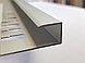 П - профиль для плитки (окончание), алюминиевый 12 мм, анод. серебро матовый 270 см, фото 3