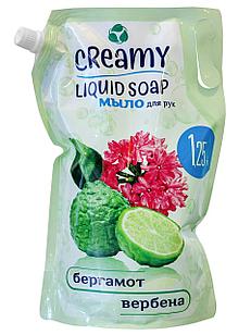 Жидкое мягкое крем-мыло для рук Creamy " Бергамот Вербена", 1250 мл