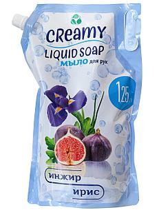 Жидкое мягкое крем-мыло для рук Creamy "Инжир Ирис", 1250 мл