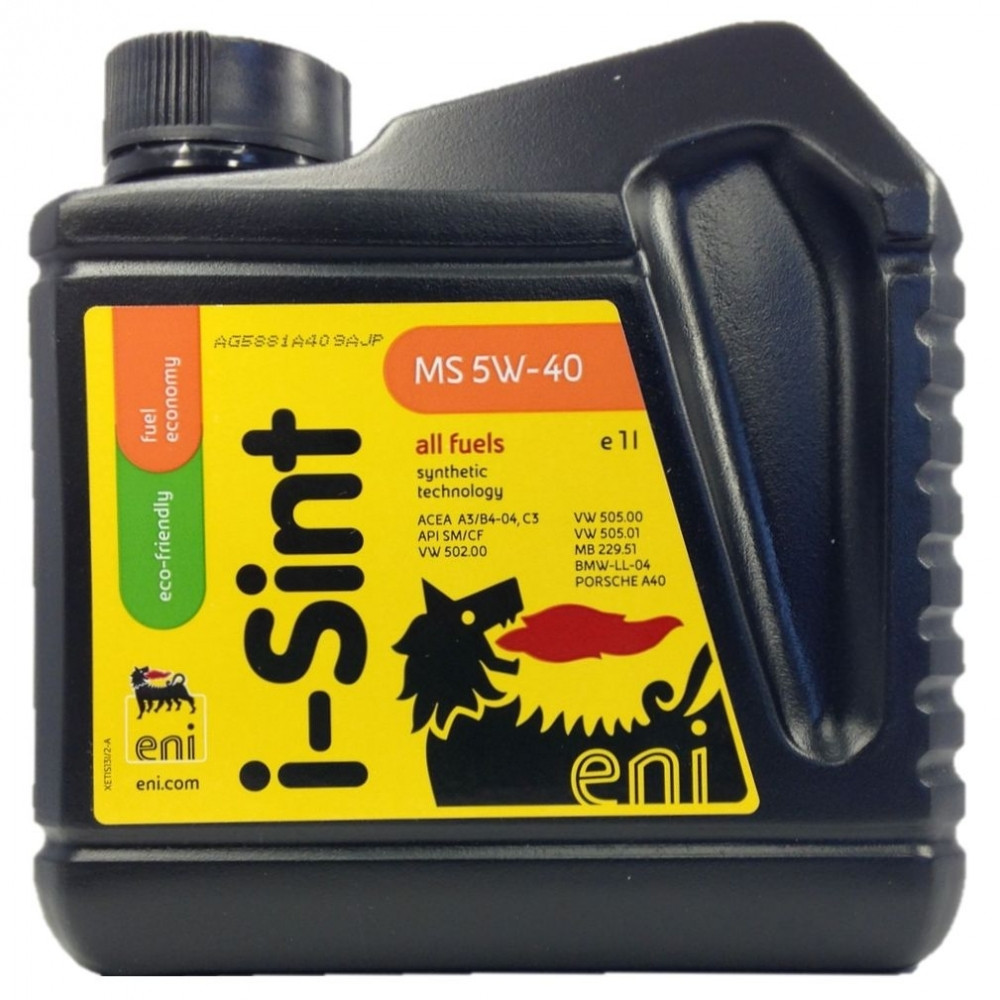 Моторное масло ENI I-SINT MS 5W-40 1л