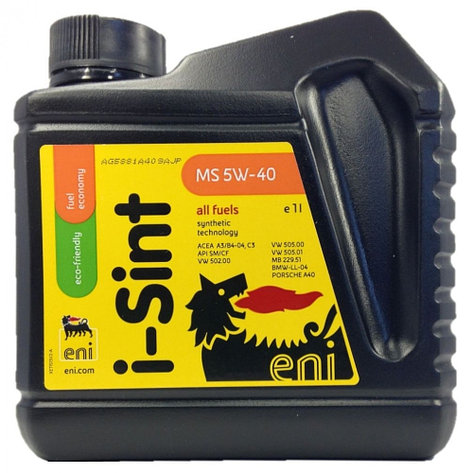 Моторное масло ENI I-SINT MS 5W-40 1л, фото 2
