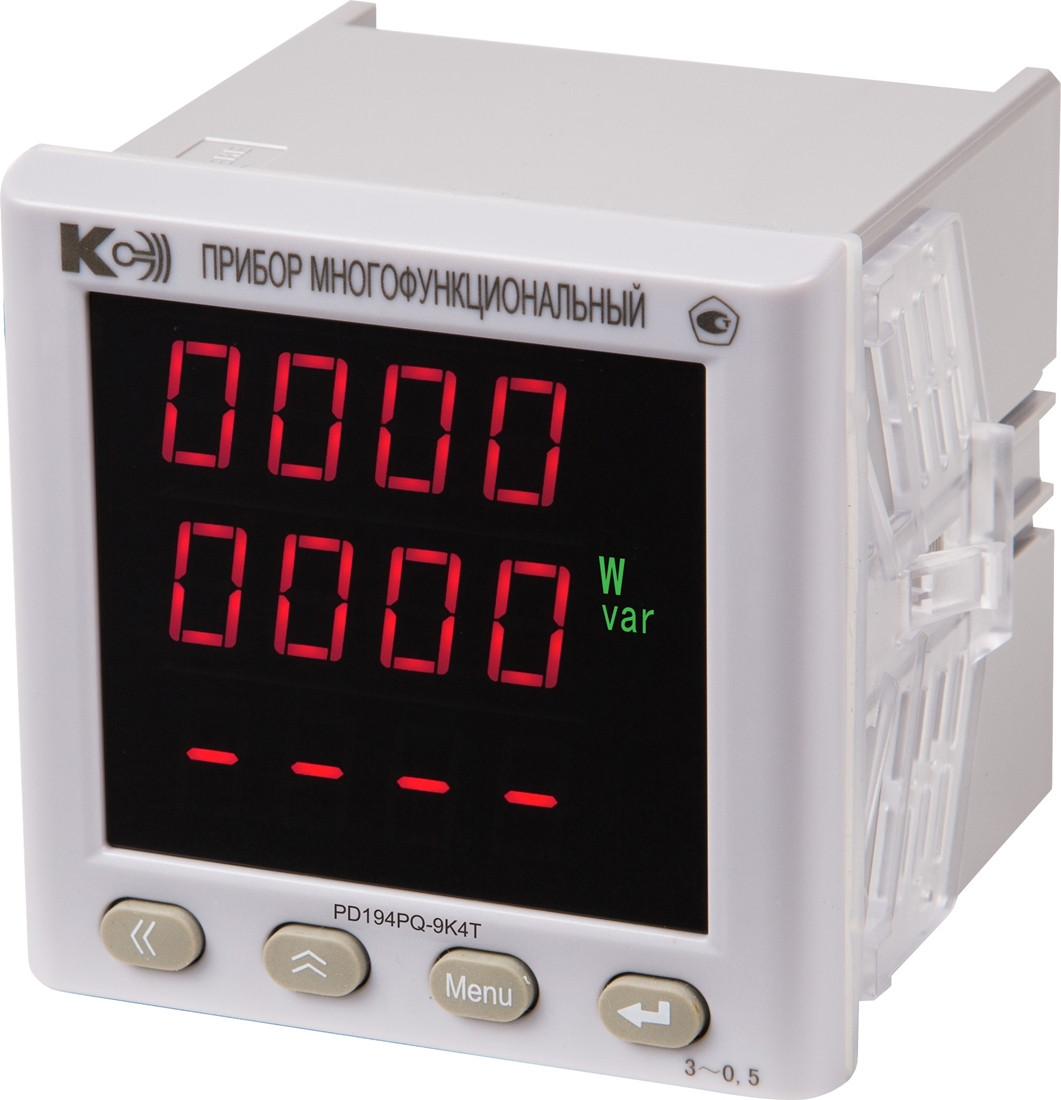 PD194PQ-9R4T (база) Многофункциональный электроизмерительный прибор 120х120 щитовое исполнение - фото 1 - id-p128037454