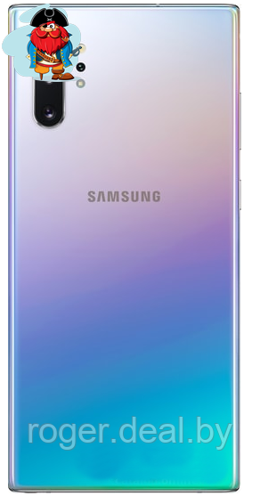 Задняя крышка (корпус) для Samsung Galaxy Note 10 Plus + (N9750), цвет: голубой - фото 1 - id-p133338787