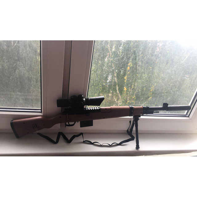 Пневматическая снайперская винтовка с оптическим прицелом (линза) - фото 1 - id-p133344746