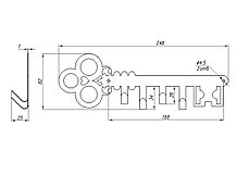 Ключница настенная " Ключ", фото 2