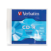 Диск CD-R 700Mb Verbatim Extra Protection Slim Case 043347(работаем с юр лицами и ИП)