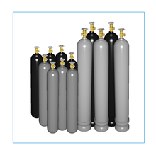 Баллоны газовые для специальных газов и газовых смесей (сталь, алюминий, металлокомпозит). 
