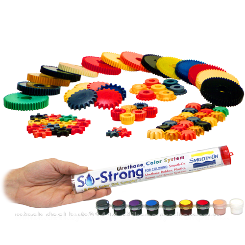 Красители для полиуретанов, пластика, пенополиуретана, эпоксидных систем SO-Strong (9шт по 10гр)