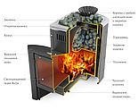 Печь для бани ТЕРМОФОР  Гейзер Мини 2016 Carbon Витра ЗК терракота, фото 2