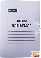 Папка на завязках А4 Дело, 30 мм., мелованный картон, 320 г/м2, до 200 листов, арт.257302