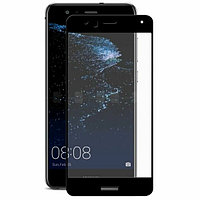 Защитное стекло 6D 9H 0,33мм с полной проклейкой для Huawei P10 Lite Черное