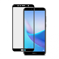 Защитное стекло 6D 9H 0,33мм с полной проклейкой для Huawei Y5 2018/Y5 Prime 2018/Honor 7A Черное