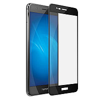 Защитное стекло 6D 9H 0,33мм с полной проклейкой для Huawei Honor 8 Черное