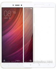 Защитное стекло 6D 9H 0,33мм с полной проклейкой для Xiaomi Redmi Note 5 / Redmi Note 5 Pro Белое - фото 1 - id-p130057488