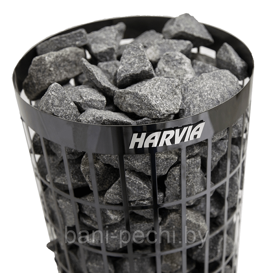 Печь для бани Harvia Cilindro PC90E Black Stell электрическая - фото 2 - id-p133418550