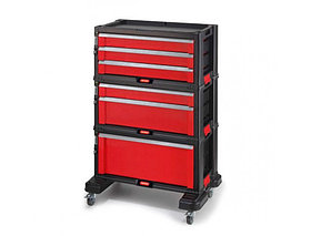 Комод для инструментов SET 6 DRAWER 1+2+3A CETAL-RED