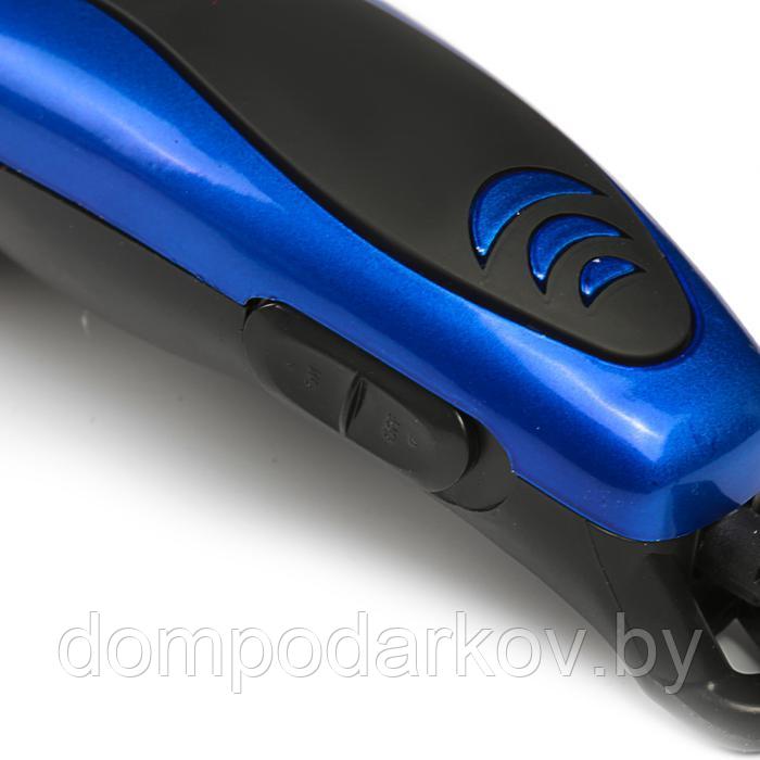 Машинка для стрижки волос LuazON LTRI-14, 4 уровня стрижки, 15 Вт, синий, 220V - фото 2 - id-p133426553