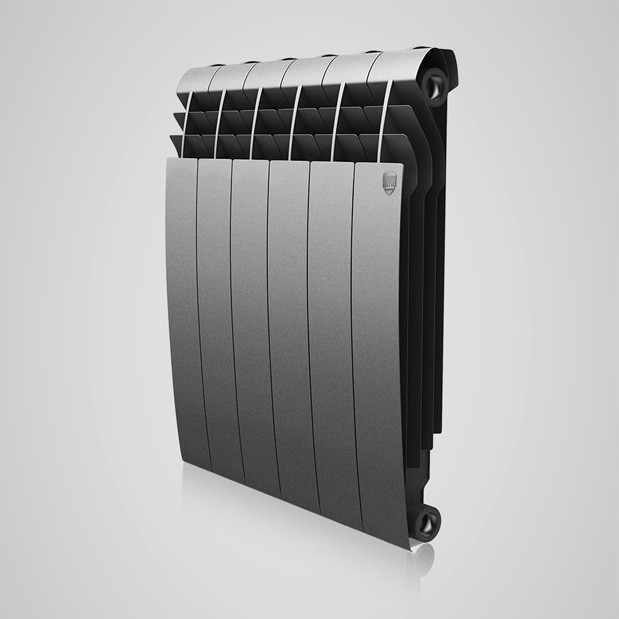 Радиатор биметаллический Royal Thermo BiLiner 500 Silver Satin (Серебристый)
