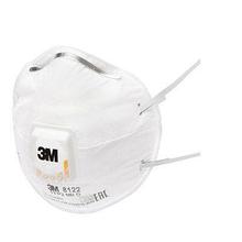 3M 8122 ПРОТИВОАЭРОЗОЛЬНАЯ ФИЛЬТРУЮЩАЯ ПОЛУМАСКА, С КЛАПАНОМ ВЫДОХА