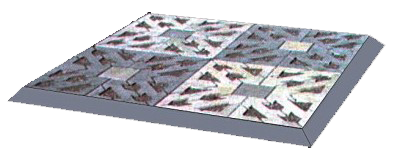 Форма для производства плитки травницы "Узорчатая" - фото 1 - id-p133440444