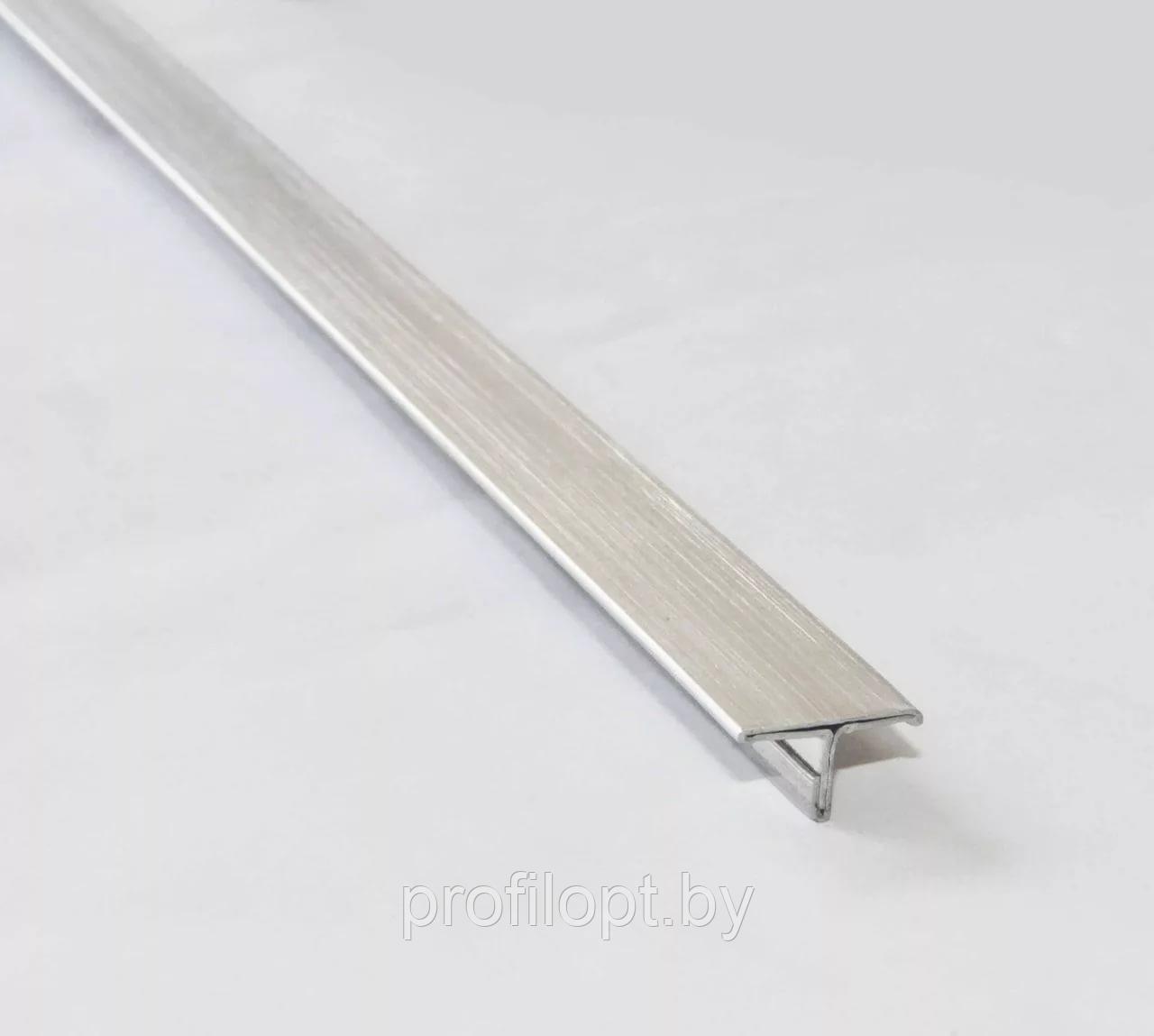 Алюминиевый Т-образный профиль 13 мм цвет серебро или ламинированный под дерево 270 см - фото 5 - id-p133439954