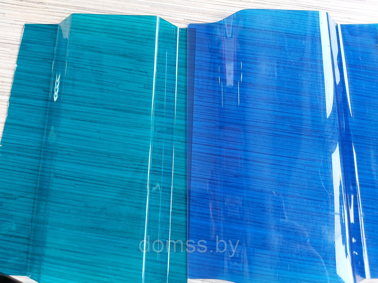 Синий профилированный монолитный поликарбонат МП-20 (У) 1150*2000*0,8мм Sunnex трапеция 137,5/18мм - фото 5 - id-p165727861
