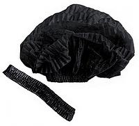 Одноразовые шапочки шарлотта , черного цвета