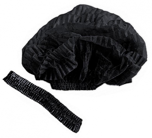 Одноразовые шапочки шарлотта , черного цвета - фото 1 - id-p133441131