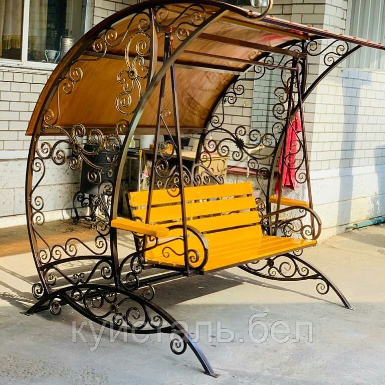 Качели садовые кованые
