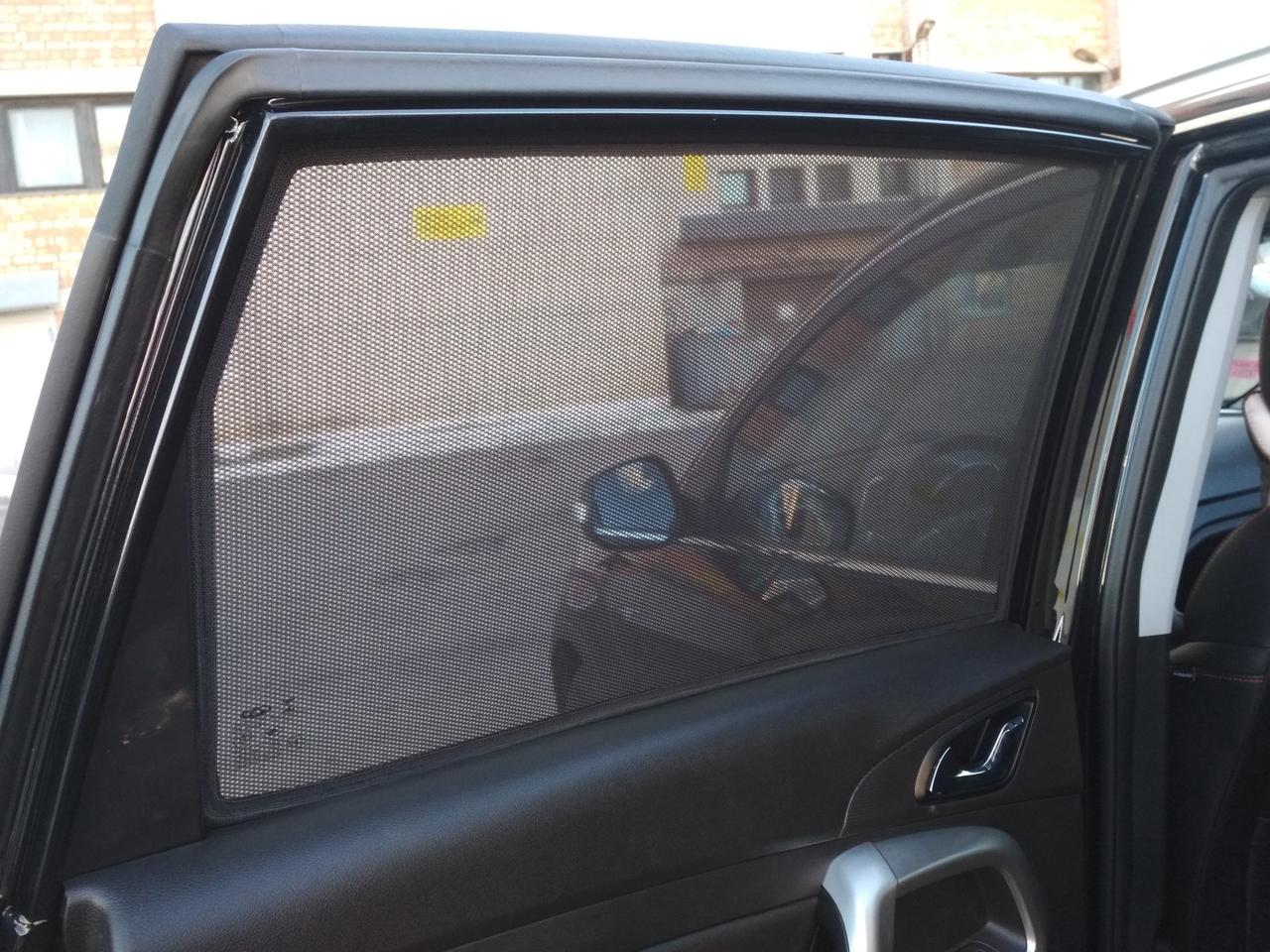 Автошторки каркасные на Geely SC7, седан, 2014 - фото 1 - id-p133442085