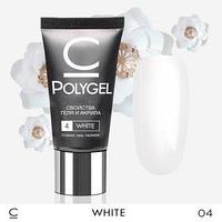 Cosmo POLYGEL ,свойства геля и акрила 30ml white( белый)