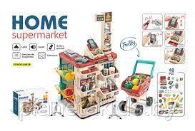 Игровой набор "Супермаркет" со сканером и тележкой, 48 предметов, арт. 668-78