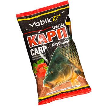 Прикормка рыболовная "VABIK SPECIAL CARP STRAWBERRY" Карп клубника