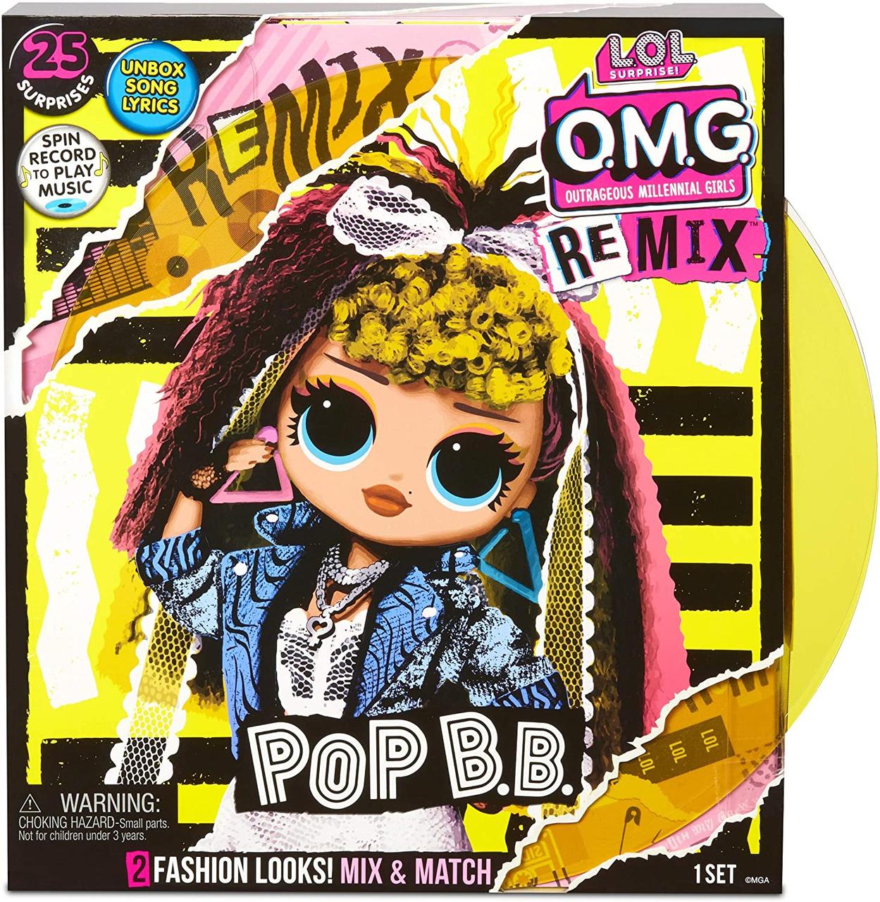 Куклы L.O.L. Кукла LOL OMG REMIX Pop BB с музыкой 567235