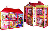 Дом для кукол  My Lovely Villa 6983, 2-этажный, 6 комнат с аксессуарам, игровой кукольный домик с аксессуарами, фото 3