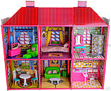 Дом для кукол  My Lovely Villa 6983, 2-этажный, 6 комнат с аксессуарам, игровой кукольный домик с аксессуарами, фото 7