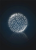 Световой шар, Алюминий, 80 см