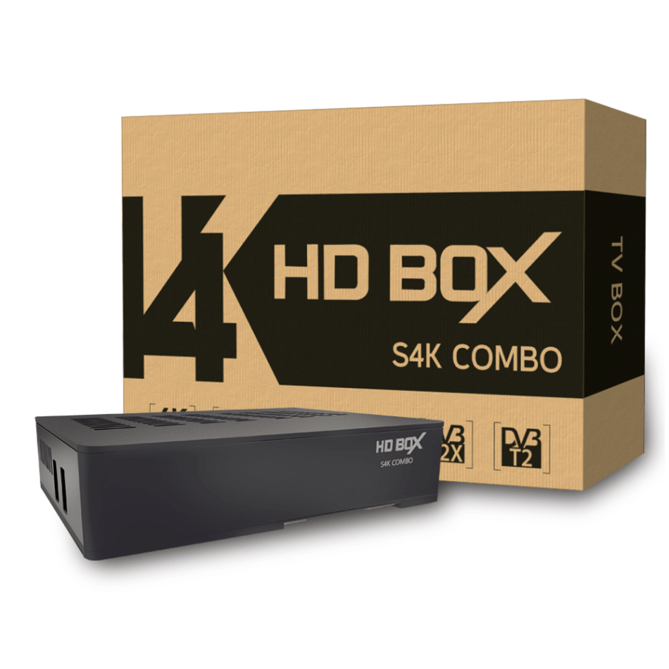 Спутниковый ресивер HD BOX S4K COMBO - фото 1 - id-p133463288