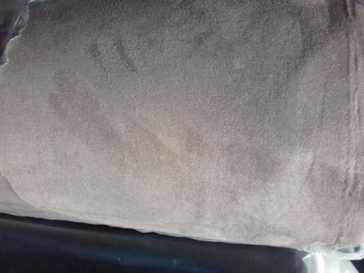 Алькантара серая на поролоне - фото 3 - id-p133463488