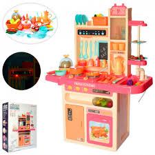 Детская игровая кухня арт. 889-162 с водой, паром, светом, звуком, яйцеварка, 65 предмета, высотой 94 см - фото 10 - id-p133463615