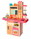 Детская игровая кухня арт. 889-162  с водой, паром, светом, звуком, яйцеварка, 65 предмета, высотой 94 см, фото 6