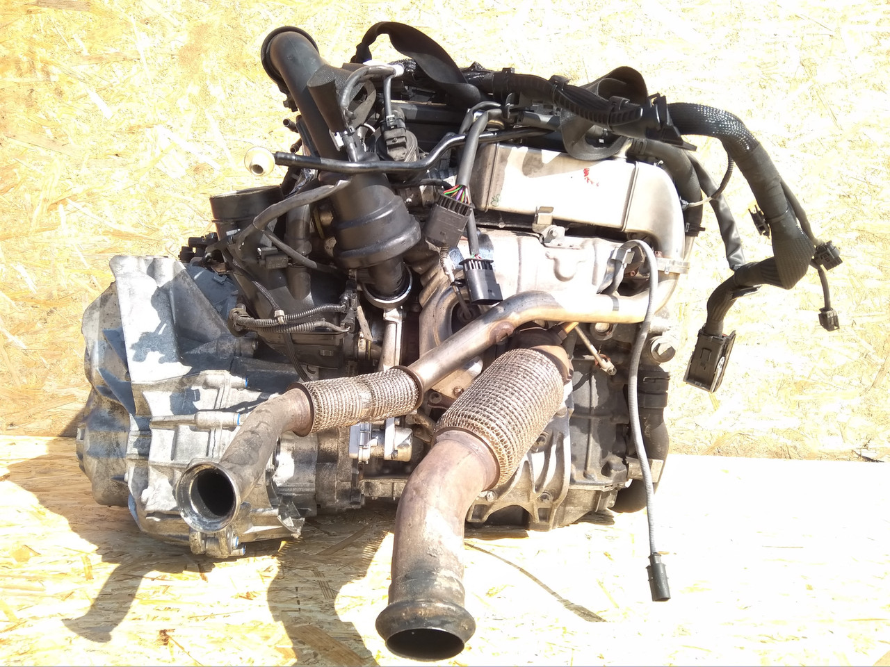 Двигатель в сборе на Mercedes-Benz B-Класс W246 [рестайлинг] - фото 1 - id-p133469272